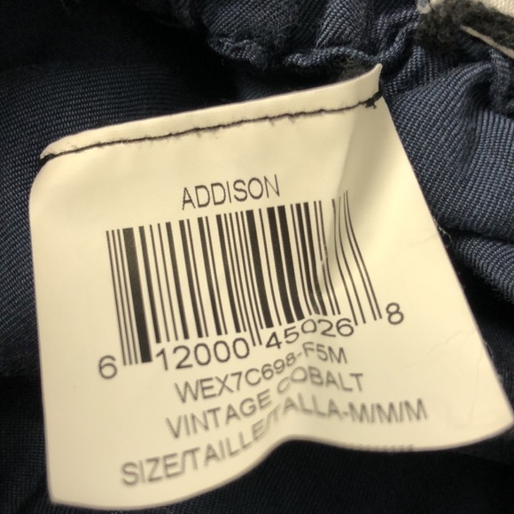 Bcbgmaxazria Addison Paper Bag Shorts Navy Blue M - Picture 5 of 7